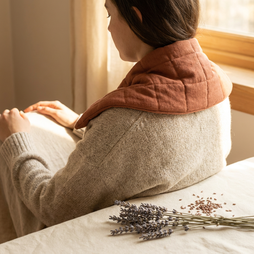 La Tendre posée sur la nuque